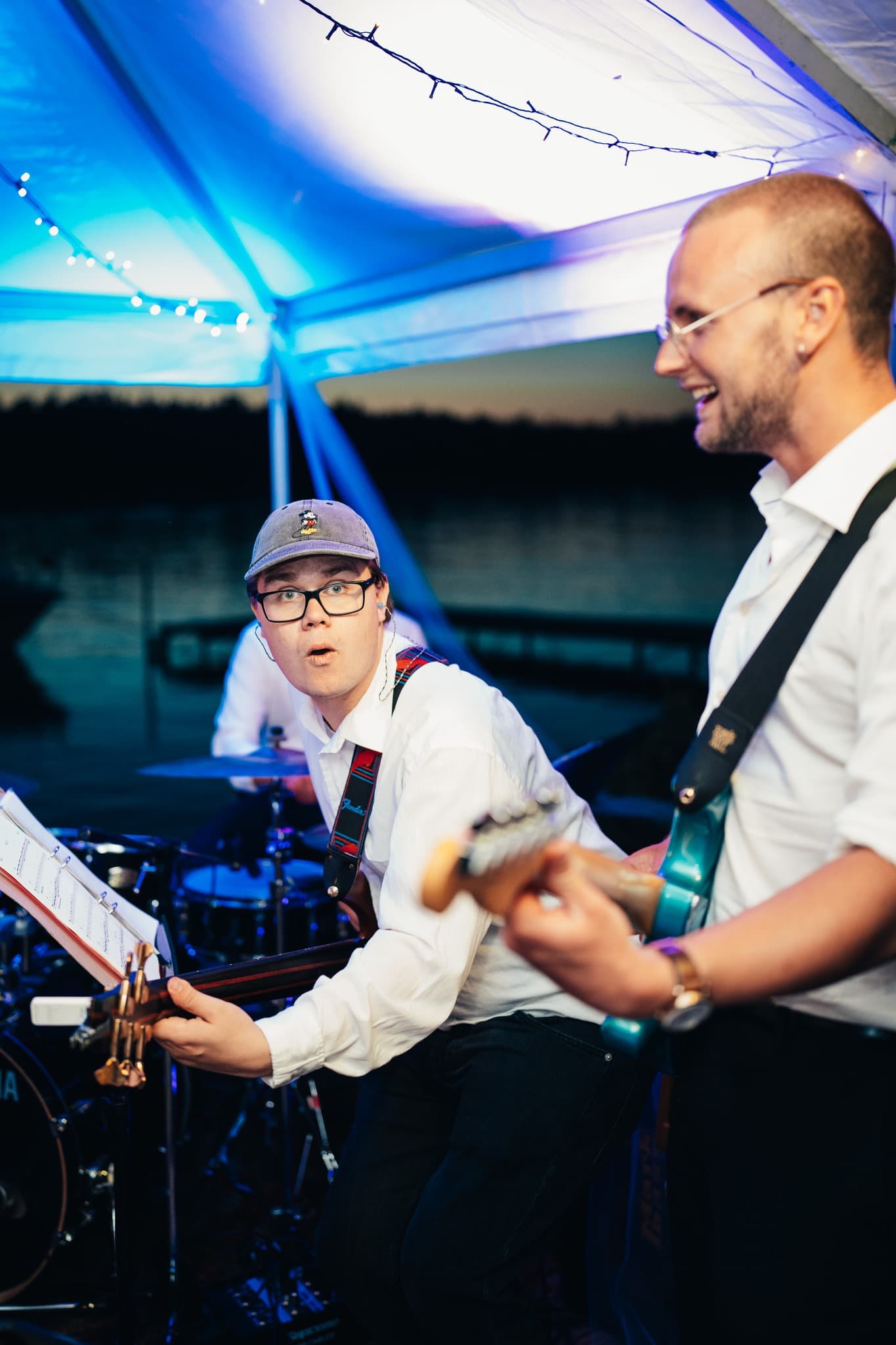 Band performing